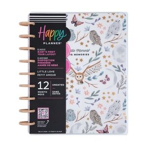Happy Planner | Undated Little Love Baby CLASSIC BABY'S FIRST YEAR LAYOUT